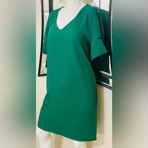 Worthington Vibrant Green Tunic Top